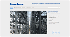 Desktop Screenshot of kocherregalbau.de